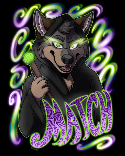 Match the Wolf- Euroference 2023 Badge Commission